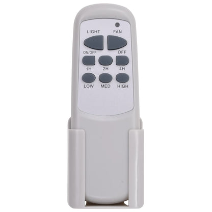 Dekorativer Deckenventilator mit Licht 128 cm Braun - Pazzar.ch