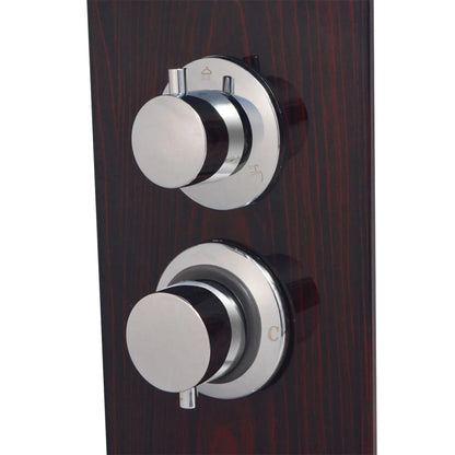 Duschpaneel-System Glas Braun - Pazzar.ch