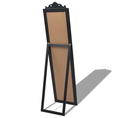 Standspiegel im Barock-Stil 160x40 cm Schwarz - Pazzar.ch