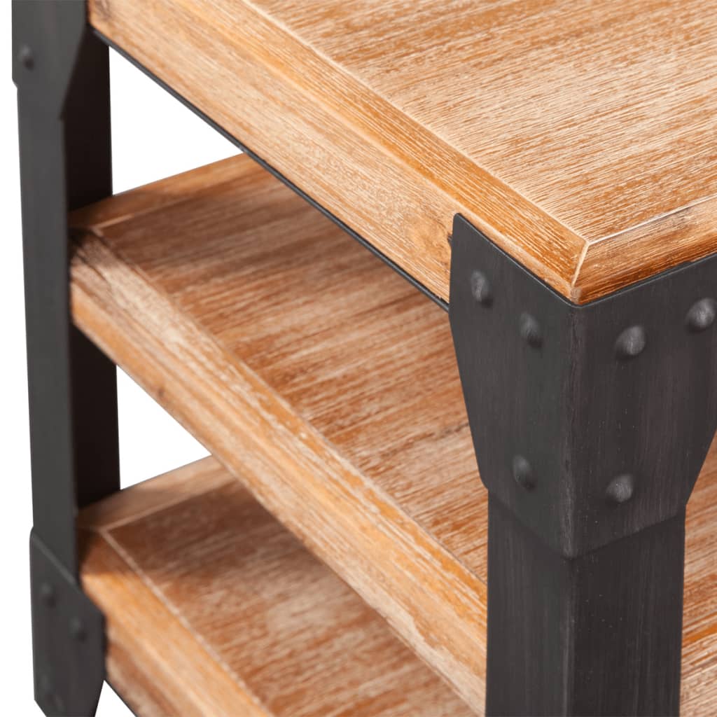 TV-Lowboard Akazienholz Massiv 140 x 40 x 45 cm - Pazzar.ch