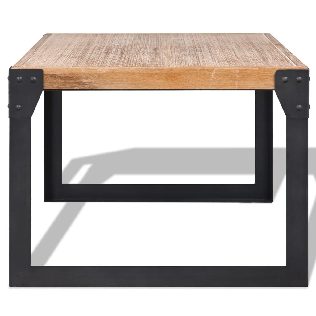Couchtisch Akazienholz Massiv 100 x 60 x 45 cm - Pazzar.ch