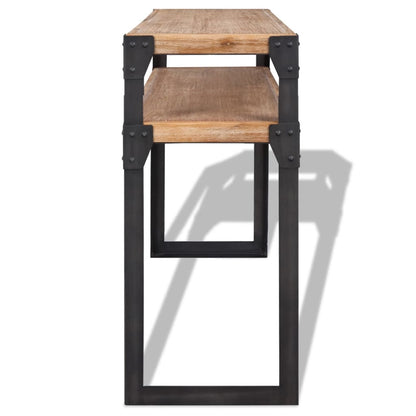 Konsolentisch Akazienholz Massiv 120x40x85 cm - Pazzar.ch
