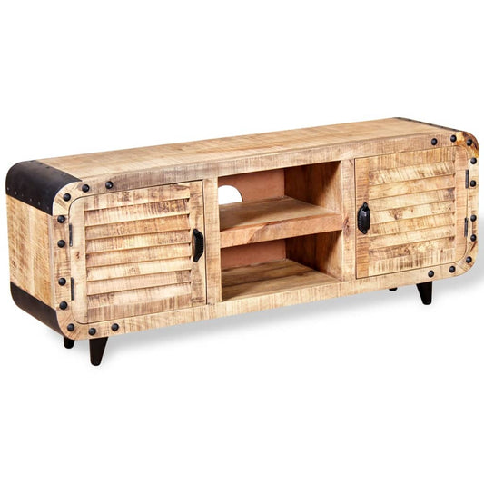TV-Schrank Raues Mangoholz 120 x 30 x 50 cm - Pazzar.ch
