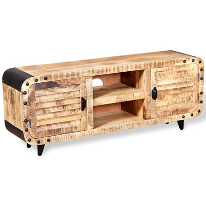 TV-Schrank Raues Mangoholz 120 x 30 x 50 cm - Pazzar.ch