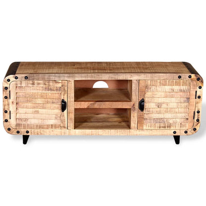 TV-Schrank Raues Mangoholz 120 x 30 x 50 cm - Pazzar.ch