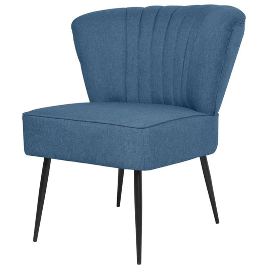 Cocktailstuhl Blau Stoff - Pazzar.ch