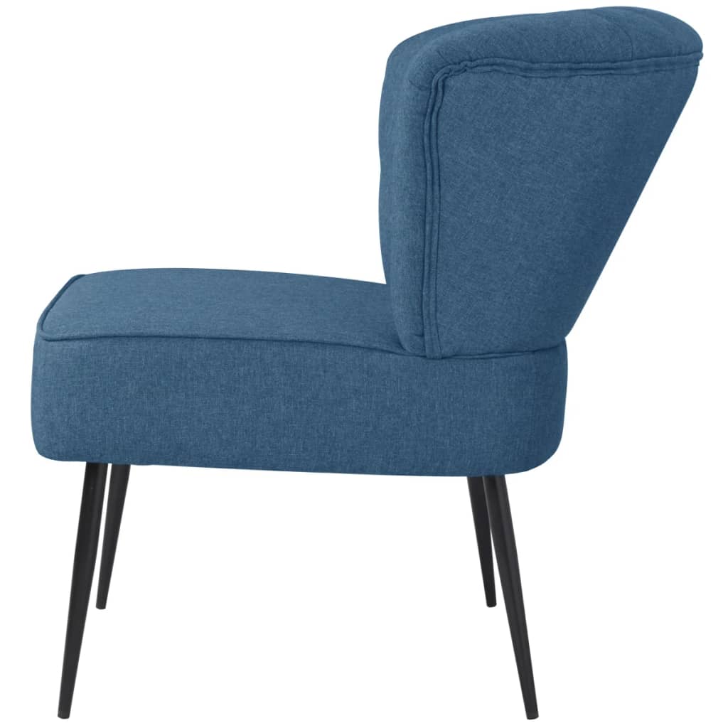 Cocktailstuhl Blau Stoff - Pazzar.ch