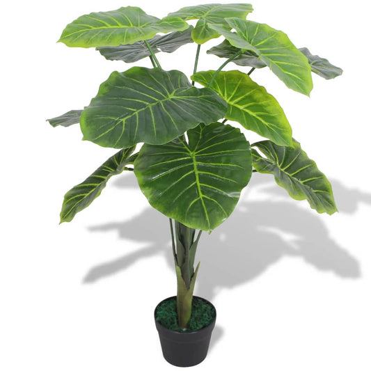 Künstliche Taro Pflanze mit Topf 85 cm Grün - Pazzar.ch