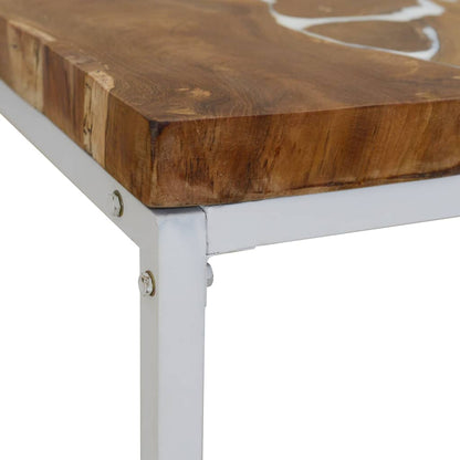 Couchtisch Teak Harz 110 x 60 x 40 cm - Pazzar.ch
