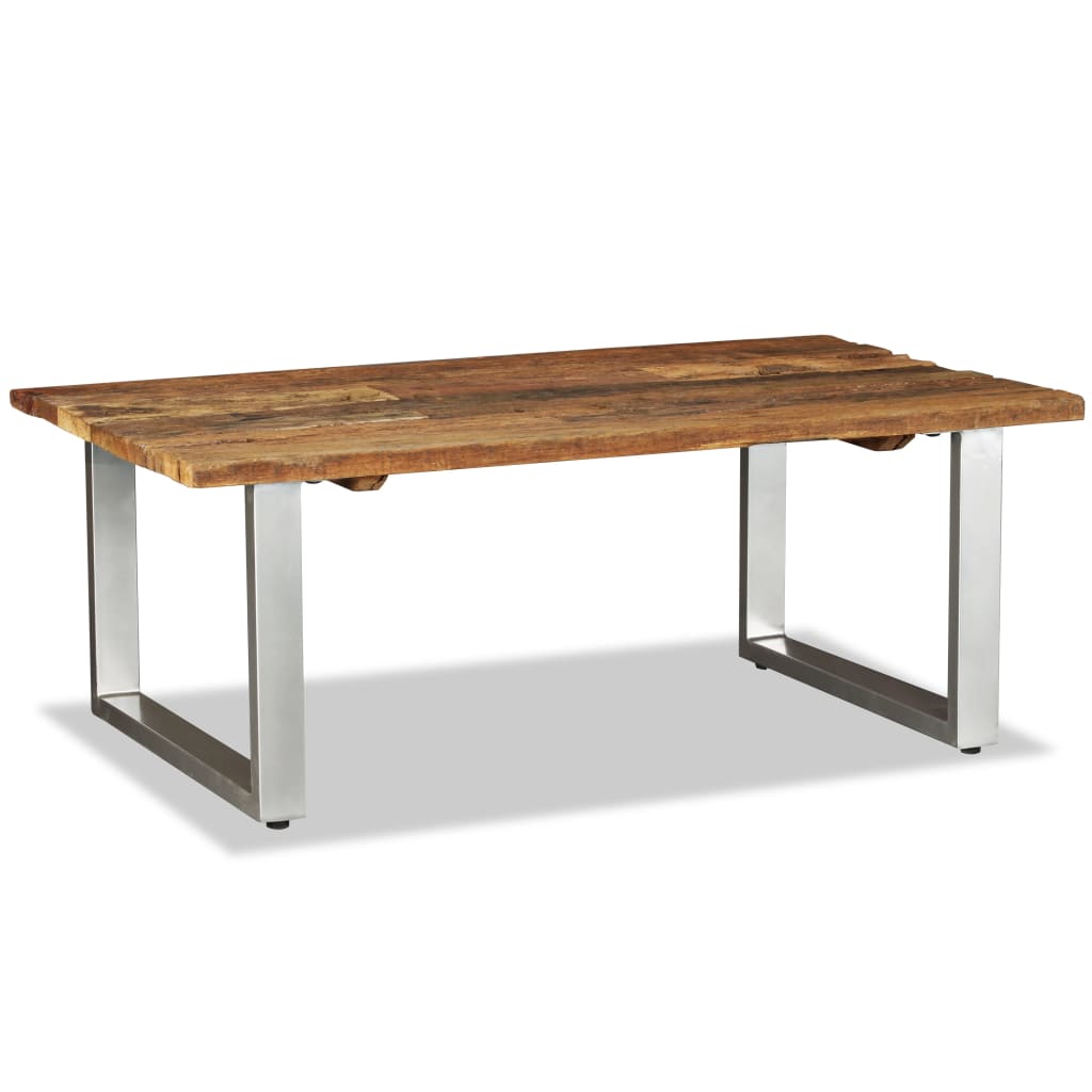Couchtisch Recyceltes Massivholz 100x60x38 cm - Pazzar.ch
