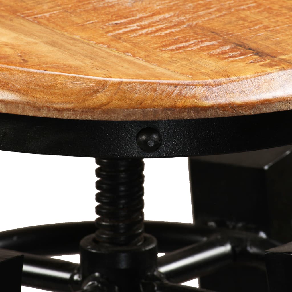 Barhocker 2 Stk. Mango Massivholz - Pazzar.ch