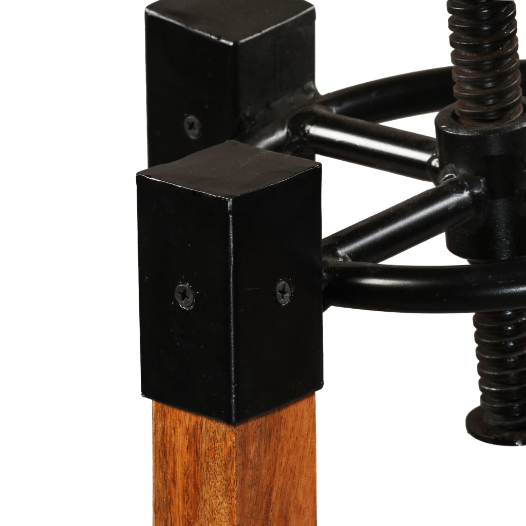 Barhocker 2 Stk. Mango Massivholz - Pazzar.ch