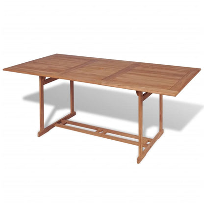 Gartentish 180x90x75 cm Teak Massivholz - Pazzar.ch