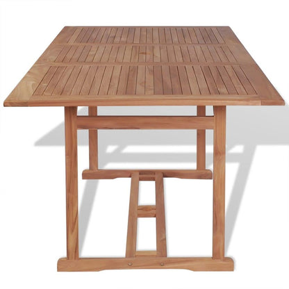 Gartentish 180x90x75 cm Teak Massivholz - Pazzar.ch