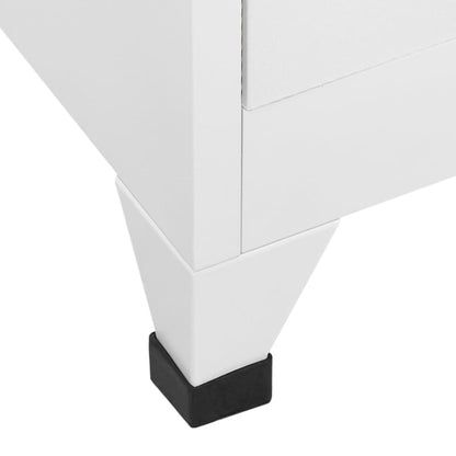 Schließfachschrank 38x45x180 cm Stahl - Pazzar.ch