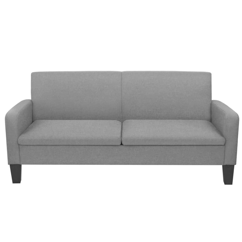 3-Sitzersofa 180 x 65 x76 cm Hellgrau - Pazzar.ch