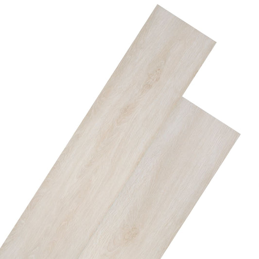PVC-Fliesen Nicht Selbstklebend 5,26 m² 2 mm Eiche Weiß - Pazzar.ch