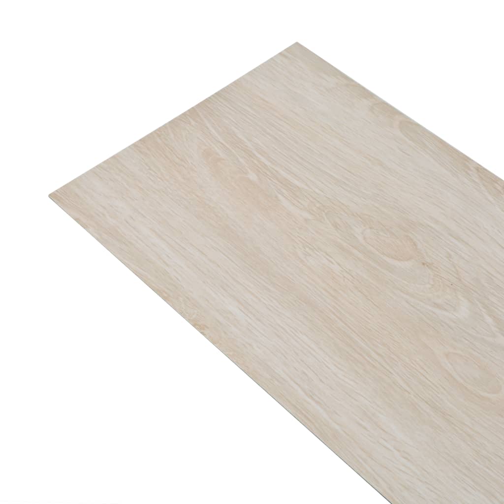 PVC-Fliesen Nicht Selbstklebend 5,26 m² 2 mm Eiche Weiß - Pazzar.ch