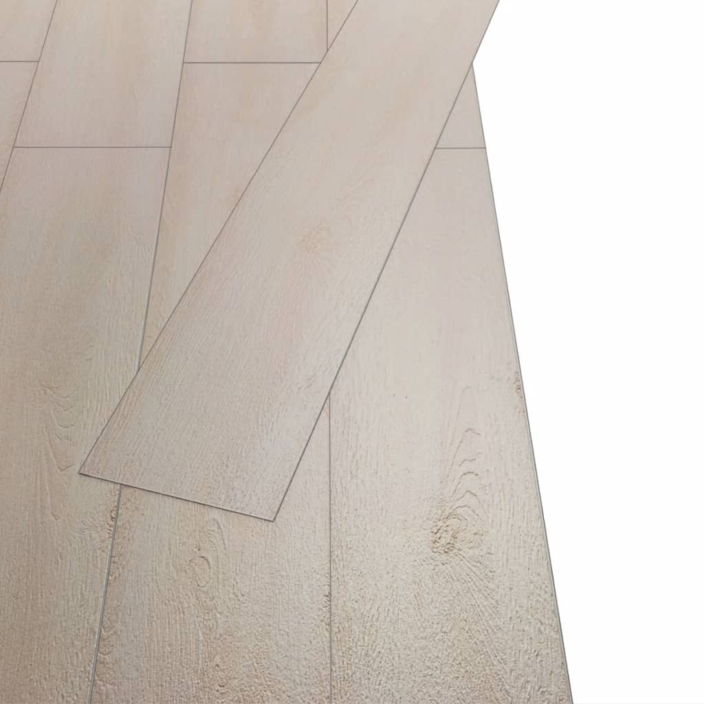 PVC-Fliesen Nicht Selbstklebend 5,26 m² 2 mm Eiche Weiß
