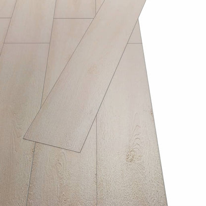 PVC-Fliesen Nicht Selbstklebend 5,26 m² 2 mm Eiche Weiß - Pazzar.ch