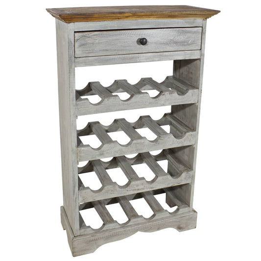 Weinregal Recyceltes Massivholz 55 x 23 x 85 cm - Pazzar.ch