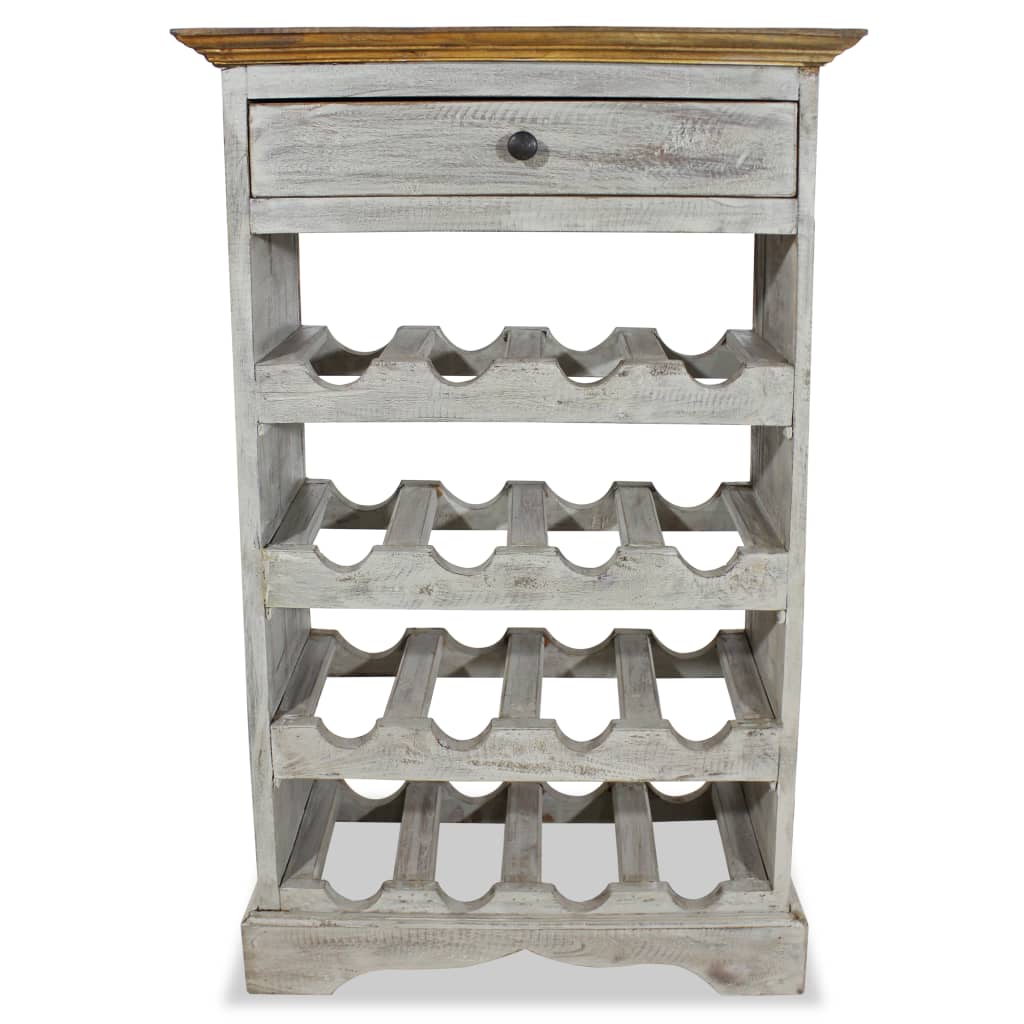 Weinregal Recyceltes Massivholz 55 x 23 x 85 cm - Pazzar.ch