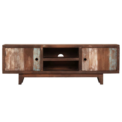 TV-Schrank Akazienholz Massiv Vintage 118 x 30 x 40 cm - Pazzar.ch