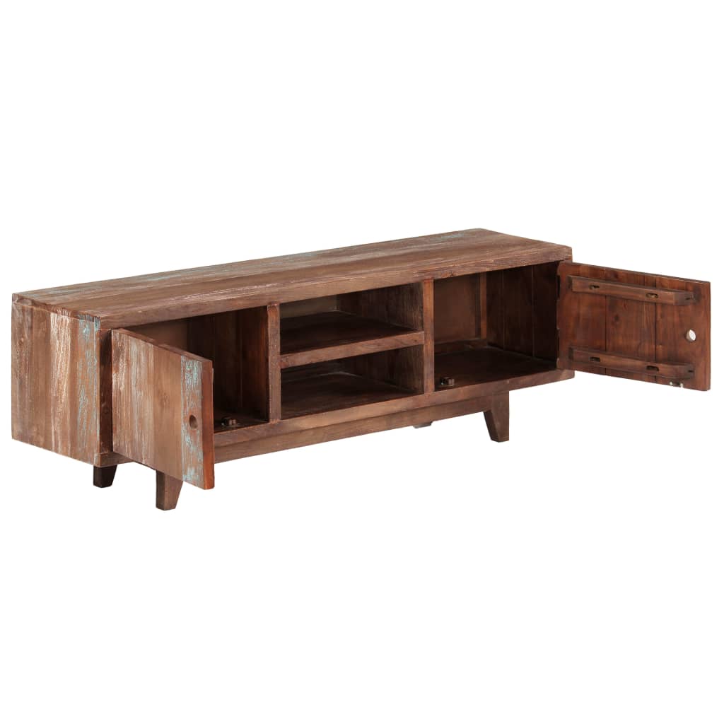 TV-Schrank Akazienholz Massiv Vintage 118 x 30 x 40 cm - Pazzar.ch