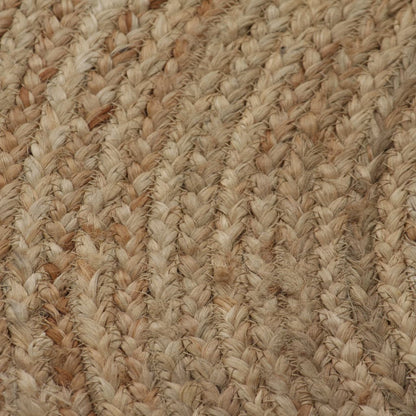 Teppich Jute Geflochten 90 cm Rund - Pazzar.ch
