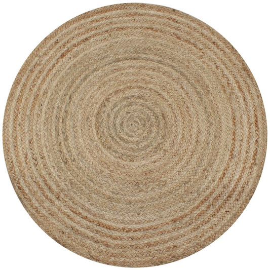 Teppich Jute Geflochten 150 cm Rund - Pazzar.ch