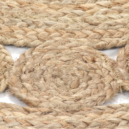 Teppich Geflochten Jute 150 cm Rund - Pazzar.ch