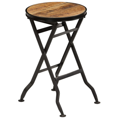 Schreibtisch mit Klapphocker Mangoholz Massiv 115x50x76 cm - Pazzar.ch