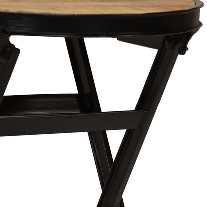 Schreibtisch mit Klapphocker Mangoholz Massiv 115x50x76 cm - Pazzar.ch