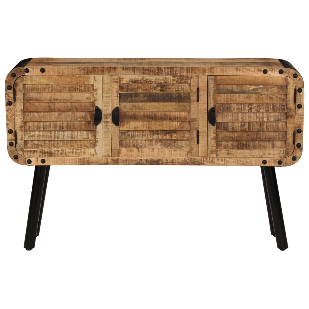 Sideboard Mangoholz Massiv 120 x 30 x 76 cm - Pazzar.ch