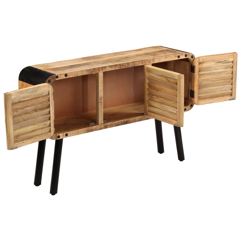 Sideboard Mangoholz Massiv 120 x 30 x 76 cm - Pazzar.ch
