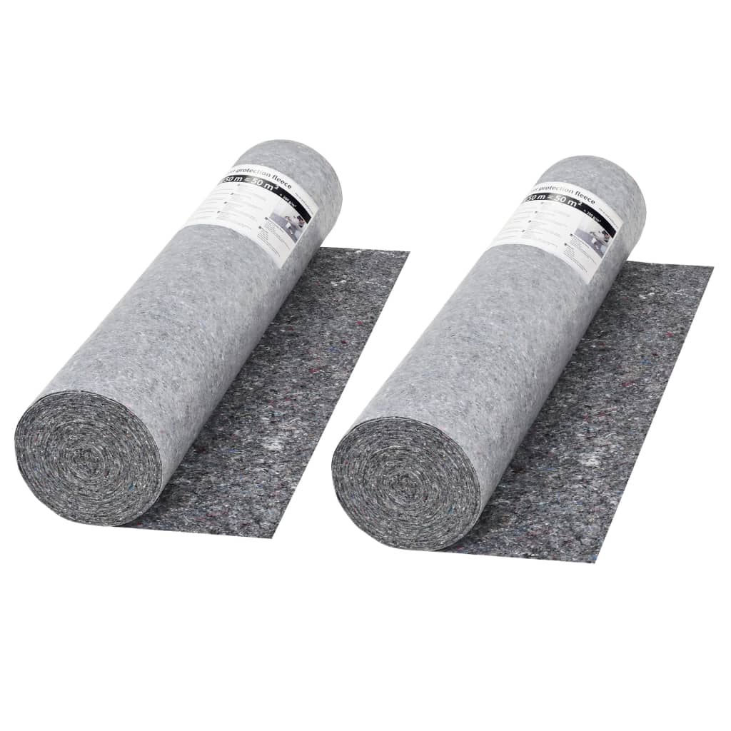 Rutschfestes Malervlies 2 Stk. 50 m 280 g/m² Grau - Pazzar.ch