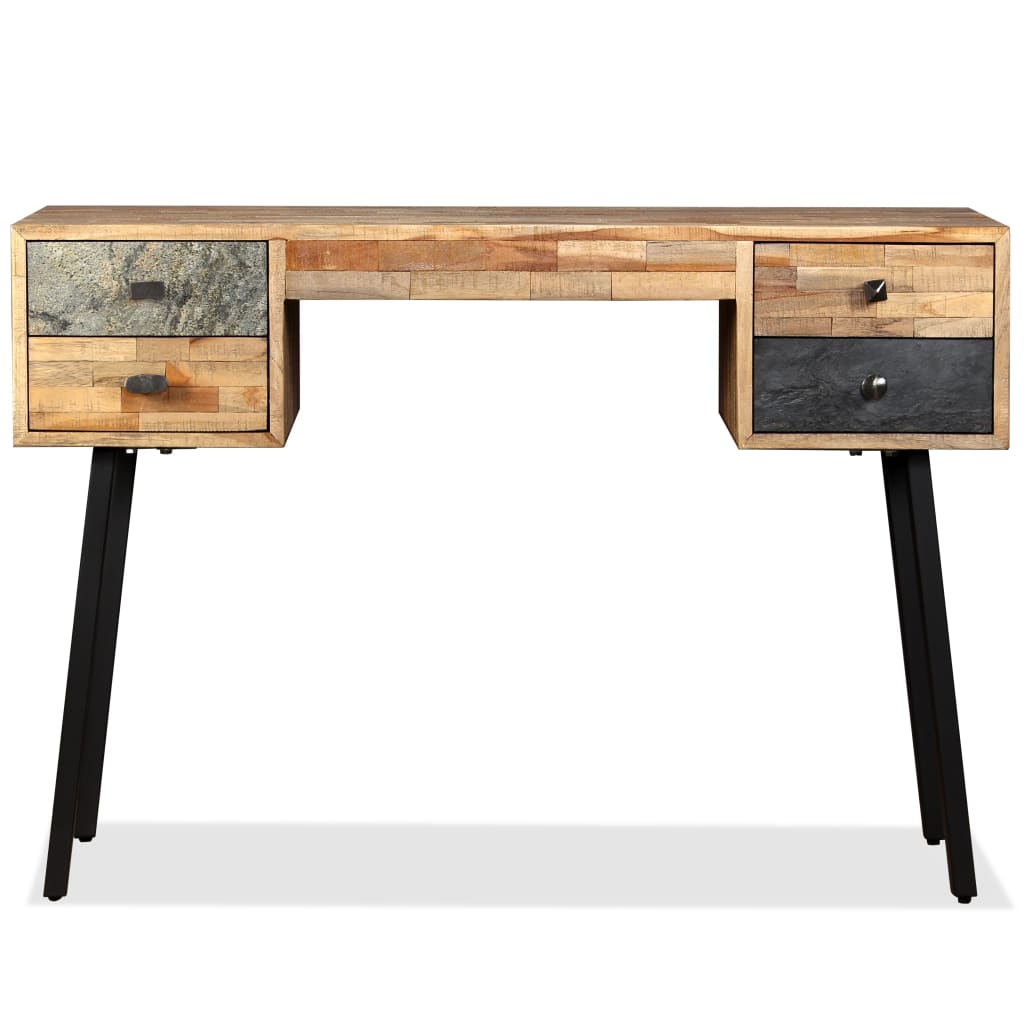 Schreibtisch Wiederverwertetes Teak Massivholz 110 × 50 × 76 cm - Pazzar.ch