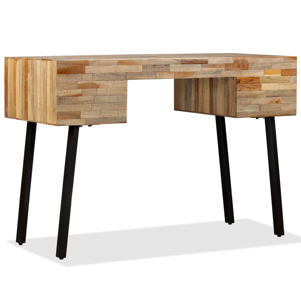 Schreibtisch Wiederverwertetes Teak Massivholz 110 × 50 × 76 cm - Pazzar.ch