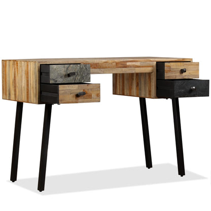 Schreibtisch Wiederverwertetes Teak Massivholz 110 × 50 × 76 cm - Pazzar.ch