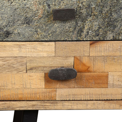Schreibtisch Wiederverwertetes Teak Massivholz 110 × 50 × 76 cm - Pazzar.ch