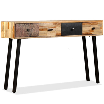Konsolentisch Recyceltes Teak Massiv 120 x 30 x 76 cm - Pazzar.ch
