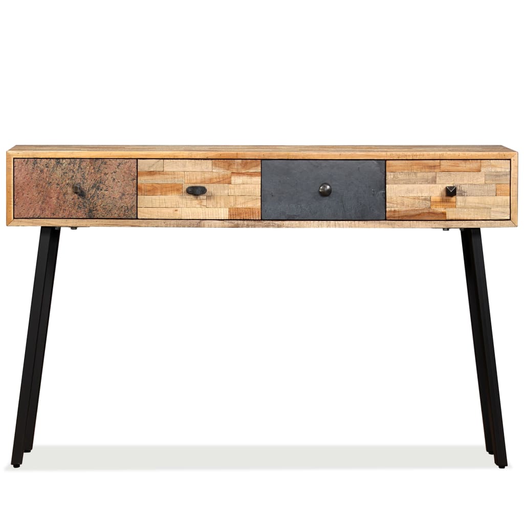 Konsolentisch Recyceltes Teak Massiv 120 x 30 x 76 cm - Pazzar.ch