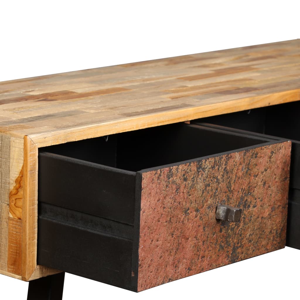 Konsolentisch Recyceltes Teak Massiv 120 x 30 x 76 cm - Pazzar.ch