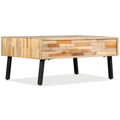 Couchtisch Recyceltes Massivholz Teak 90 x 65 x 40 cm - Pazzar.ch