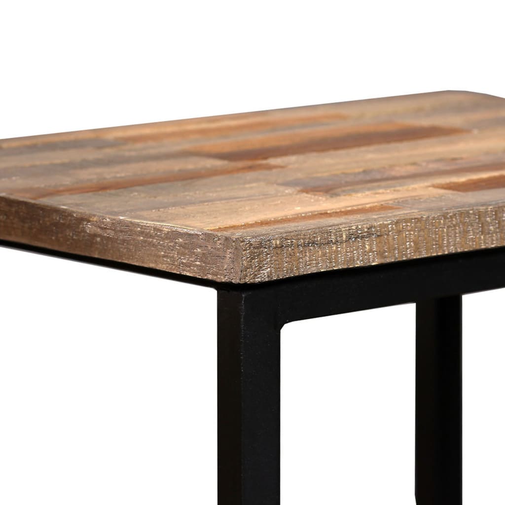 Satztisch Couchtisch-Set 3-tlg. Recyceltes Massivholz Teak - Pazzar.ch