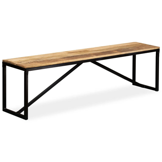 Sitzbank Massiv-Mangoholz 160x35x45 cm - Pazzar.ch