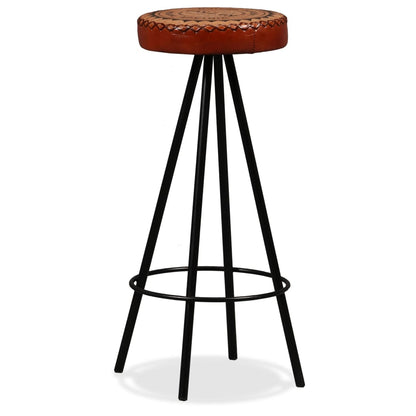 Barhocker 2 Stk. Echtleder - Pazzar.ch