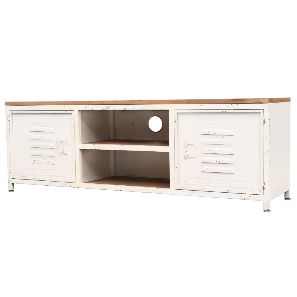 TV-Schrank 120x30x40 cm Weiß - Pazzar.ch