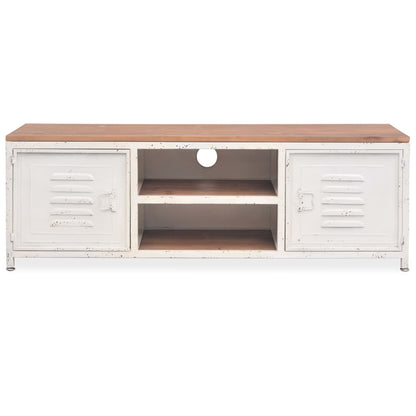 TV-Schrank 120x30x40 cm Weiß - Pazzar.ch