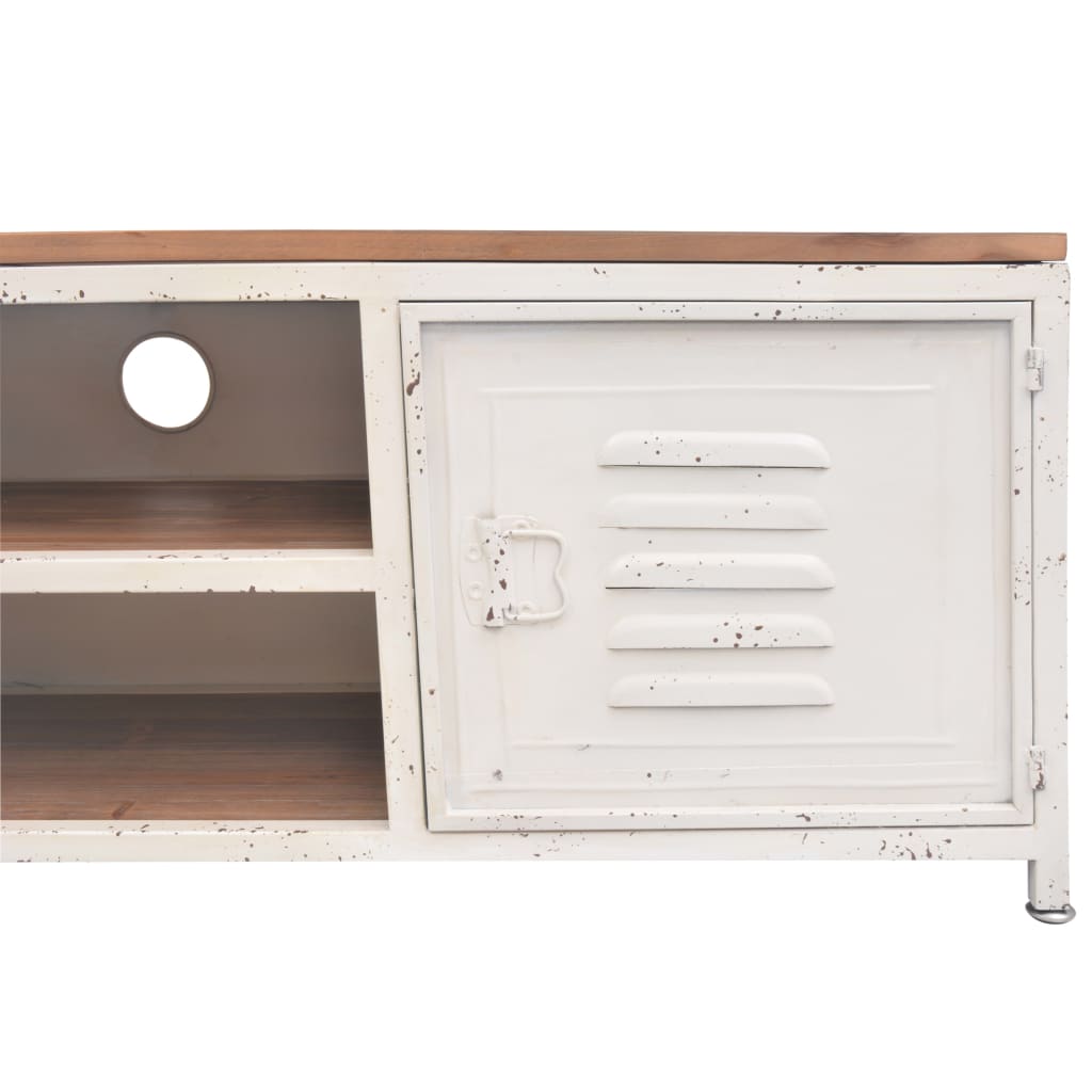 TV-Schrank 120x30x40 cm Weiß - Pazzar.ch